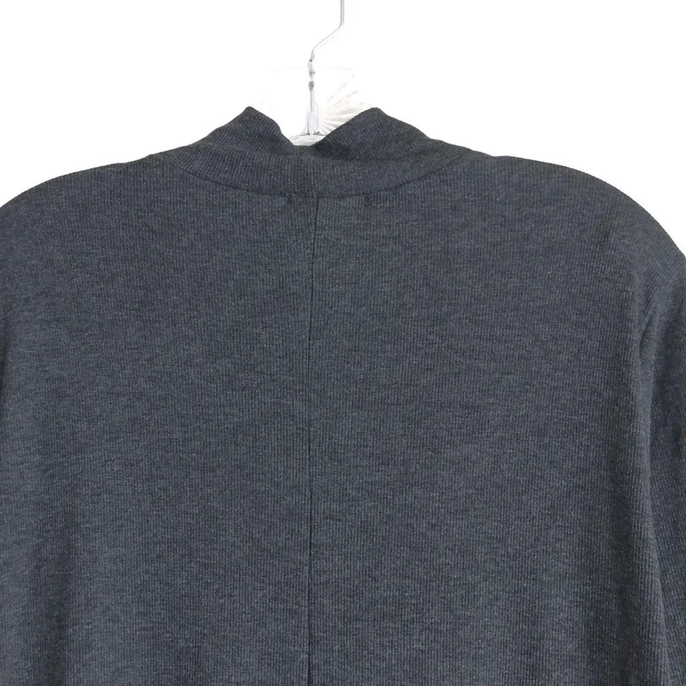 NWT Anthropologie Bordeaux Womens Sweater Dress XL Gray Mock Neck Maxi Stretch - Picture 10 of 10